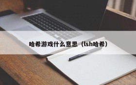哈希游戏什么意思（lsh哈希）