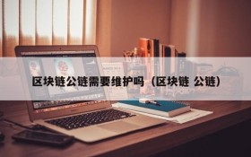 区块链公链需要维护吗(区块链 公链)