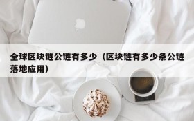 全球区块链公链有多少(区块链有多少条公链落地应用)