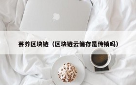 芸养区块链(区块链云储存是传销吗)