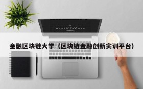 金融区块链大学(区块链金融创新实训平台)