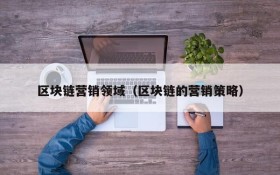 区块链营销领域(区块链的营销策略)