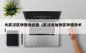 大武汉区块链供应链(武汉市加快区块链技术)