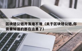 区块链公链开发难不难(关于区块链公链,你需要知道的都在这里了)