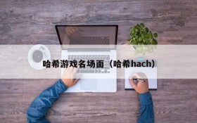 哈希游戏名场面(哈希hach)