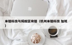 米链科技与蚂蚁区块链(杭州米链科技 加班)
