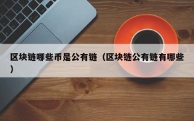 区块链哪些币是公有链(区块链公有链有哪些)