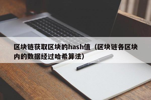 区块链获取区块的hash值（区块链各区块内的数据经过哈希算法）