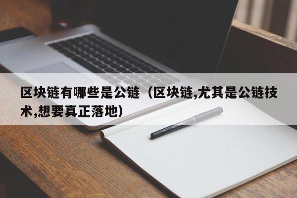 区块链有哪些是公链（区块链,尤其是公链技术,想要真正落地）
