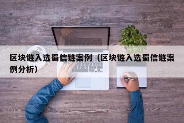 区块链入选蜀信链案例（区块链入选蜀信链案例分析）