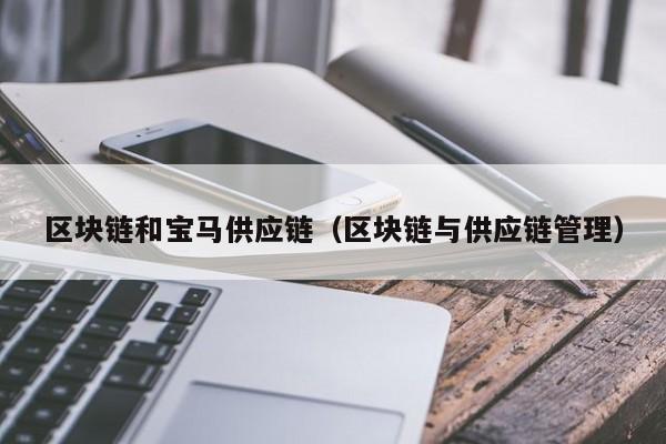 区块链和宝马供应链（区块链与供应链管理）